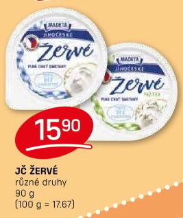 Žervé Jihočeské Madeta