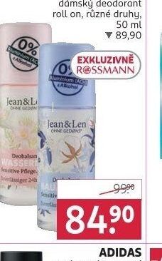 Deodorant kuličkový roll-on Jean&amp