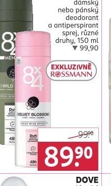 Deodorant sprej 8x4