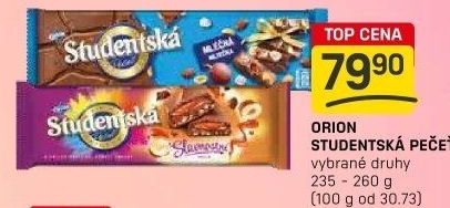 Čokoláda Studentská pečeť Orion