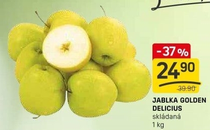 Jablka Golden Delicious