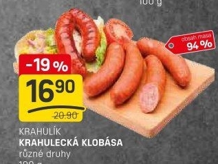 Krahulecká klobása Krahulík