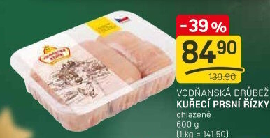 Kuřecí prsní řízky Vodňanské kuře