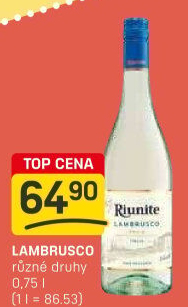 Lambrusco Riunite