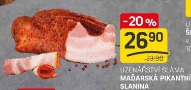 Maďarská slanina pikantní Sláma