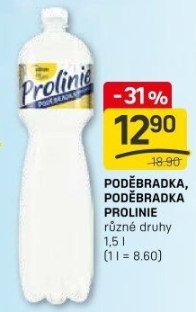 Ochucená voda Poděbradka