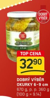 Okurky Dobrý Výběr