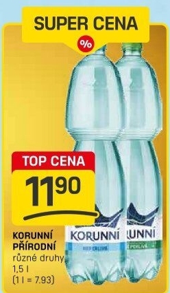 Přírodní voda Korunní