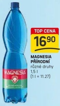 Přírodní voda Magnesia