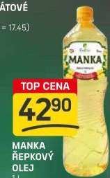 Řepkový olej Manka Fabio