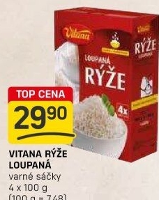 Rýže loupaná dlouhozrnná Vitana