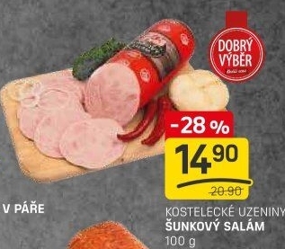 Salám šunkový Dobrý výběr