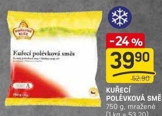 Směs kuřecí polévková mražená Vodňanské kuře
