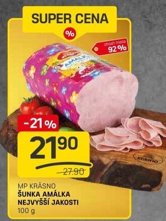 Šunka Amálka nejvyšší jakosti Krásno