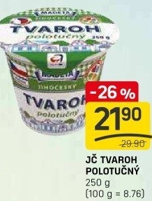 Tvaroh polotučný Jihočeský Madeta