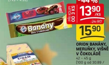 Tyčinka Meruňky v čokoládě Orion