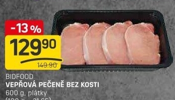 Vepřová pečeně bez kosti Bidfood