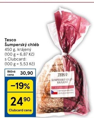 Chléb Šumperský Tesco