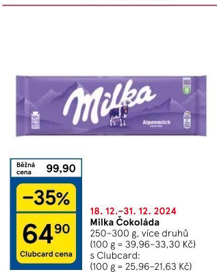 Čokoláda Milka