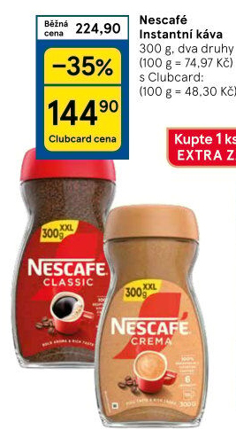 Instantní kávy Nescafé