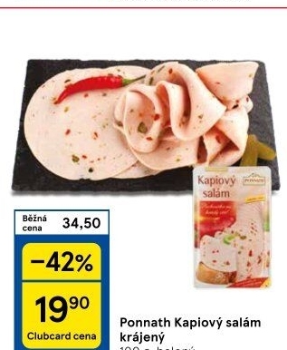 Kapiový salám Ponnath
