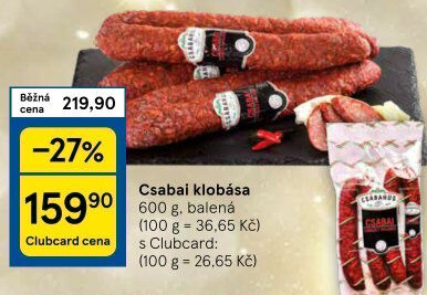Klobása Csabai