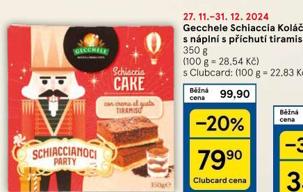 Koláč Gecchele Schiaccia