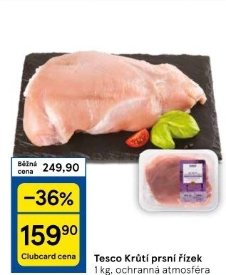 Krůtí prsní řízky Tesco