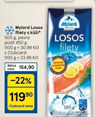 Losos filety mražený Mylord