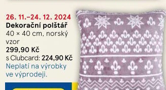 Polštářek dekorační