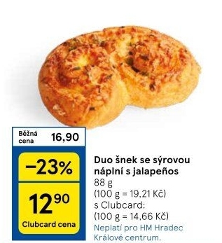 Šnek se slanou náplní