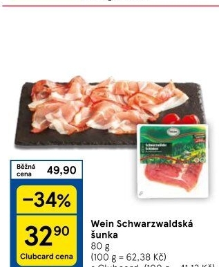 Šunka schwarzwaldská Wein
