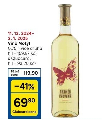 Vína Motýl Víno Mikulov