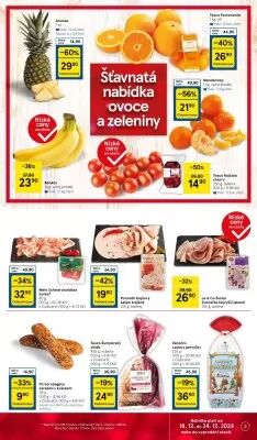 akční leták Tesco 18.12.2024-24.12.2024