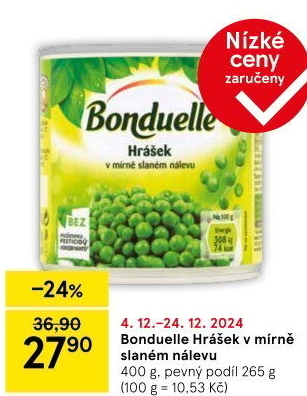 Hrášek Bonduelle