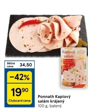 Kapiový salám Ponnath