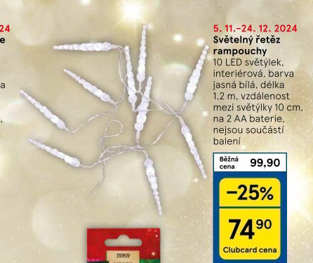 LED světelný řetěz