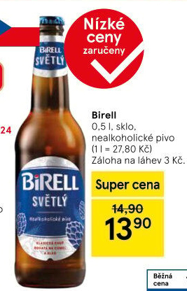 Nealkoholické pivo Birell