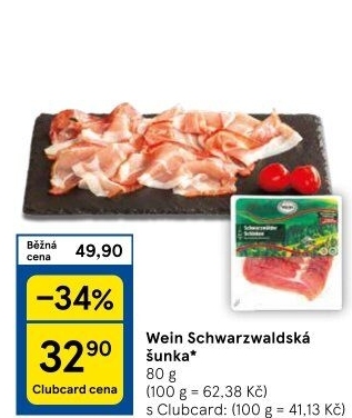 Šunka schwarzwaldská Wein