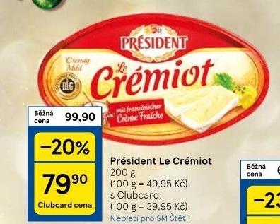 Sýr Le Crémiot Président