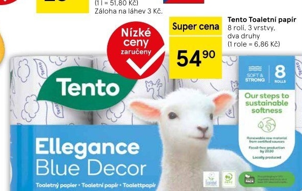 Toaletní papír 3vrstvý Tento