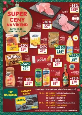 akční leták BILLA 18.12.2024-24.12.2024