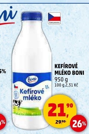 Kefírové mléko Boni