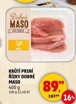 Krůtí prsní řízky Dobré maso
