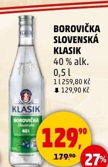 Pálenka Borovička slovenská Klasik St. Nicolaus