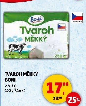Tvaroh měkký Boni