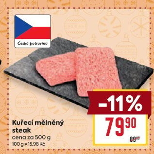 Kuřecí steak mletý