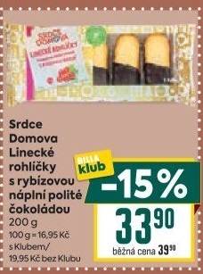Linecké rohlíčky Srdce Domova