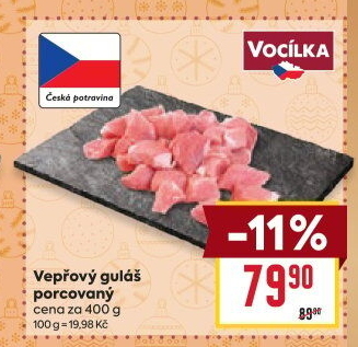 Maso na guláš vepřové Vocílka