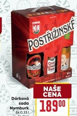 Pivo Mixpack Postřižinské ležáky Pivovar Nymburk